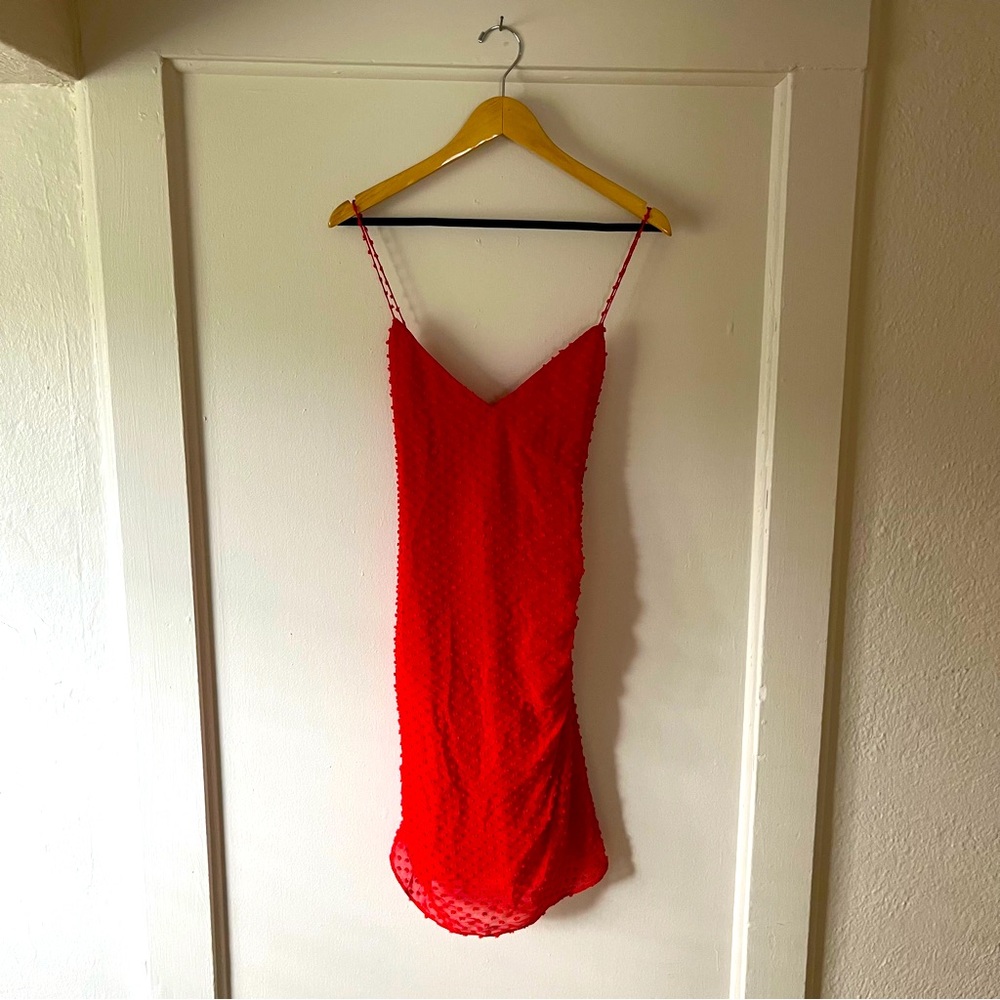 Alice + Olivia Red Mini Dress